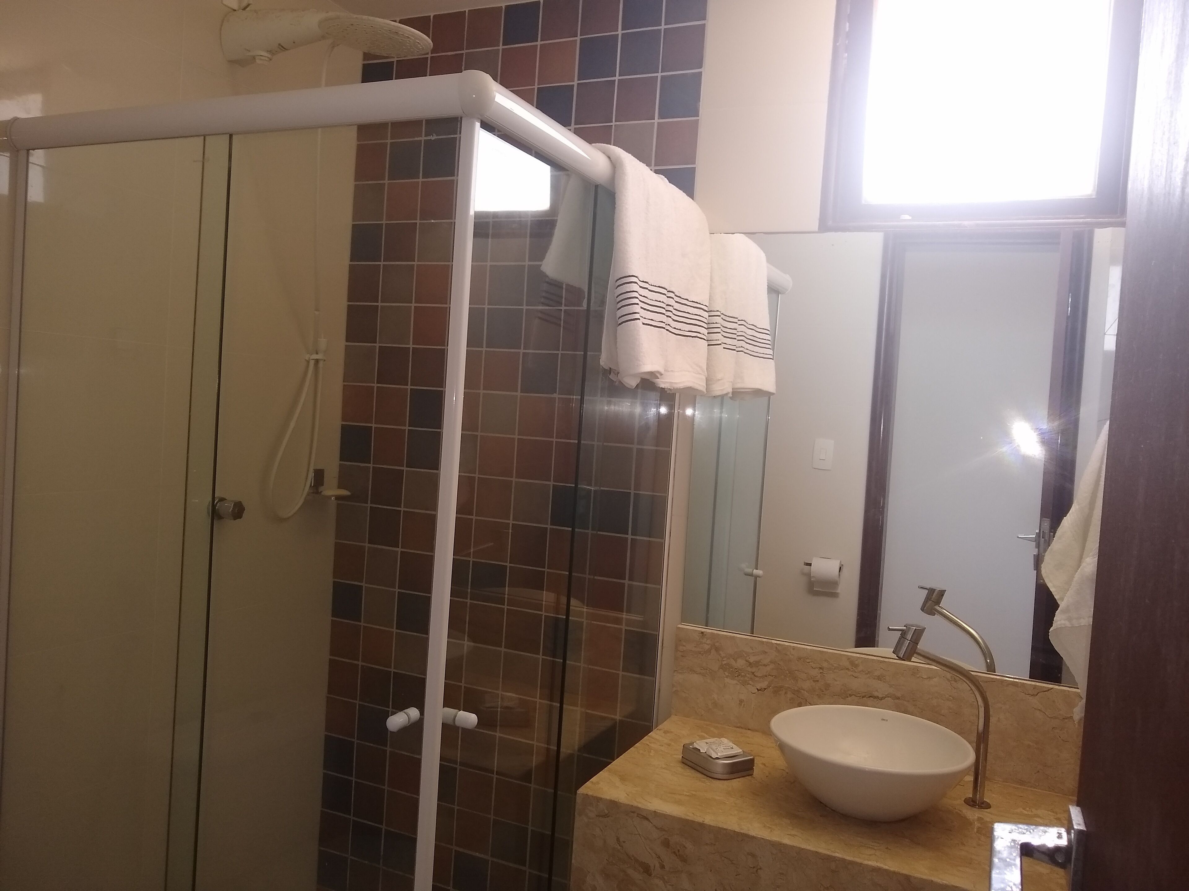 Towels, soap, toilet paper