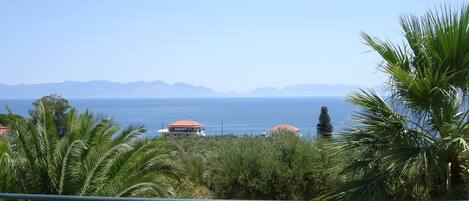 Blick von der Unterkunft