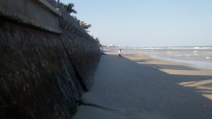 On the beach