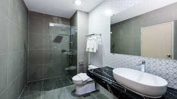 Suite monolocale Deluxe, 1 letto king | Doccia