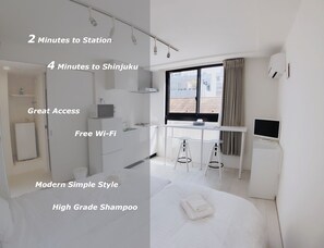 1 多间卧室、熨斗/熨衣板、免费 WiFi、床单