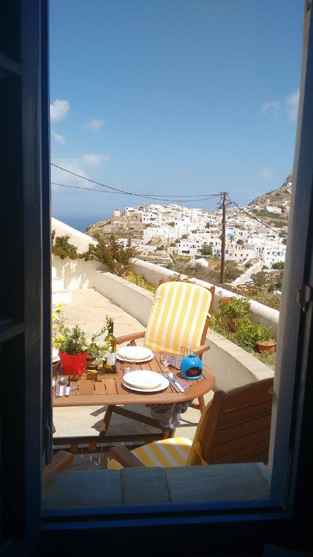 From the kitchen window