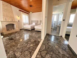 2 slaapkamers, een strijkplank/strijkijzer, wifi, beddengoed