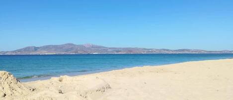 Beach nearby, sun-loungers