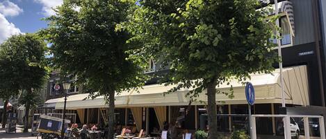 Voorkant van accommodatie