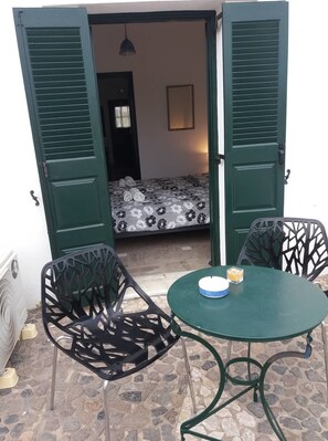 Appartement Standard, vue mer, rez-de-chaussée | Balcon