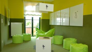 Sala de estar en el lobby