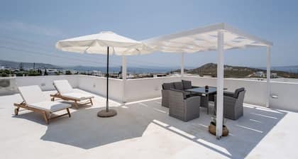 Villa Sofia, la meilleure vue sur la mer de Naxos avec 2 magnifiques plages-Agios Prokopios