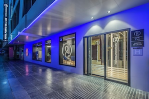 Front of property – evening/night