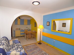 1 غرفة نوم وملاءات أسرّة