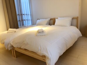 1 soverom, strykejern/-brett, wi-fi og sengetøy