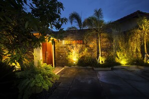 Front of property – evening/night