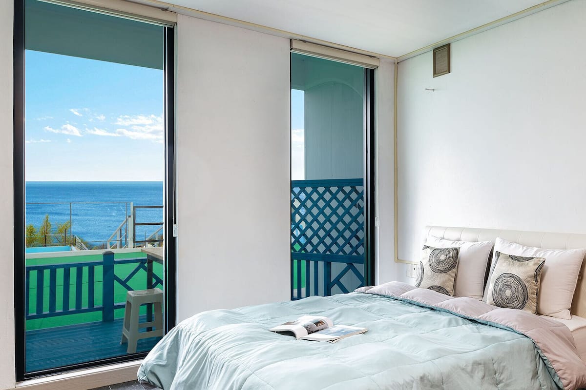 Camera, vista oceano (101) | 1 camera, tende oscuranti, Wi-Fi gratuito, lenzuola