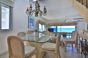 Private kitchen - Acadia Lovely Oceanfront, 1 to 3 Bedroom Condo is Located on the Cliffs of Cupecoy (Lowlands)