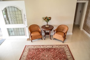 Lobby sitting area