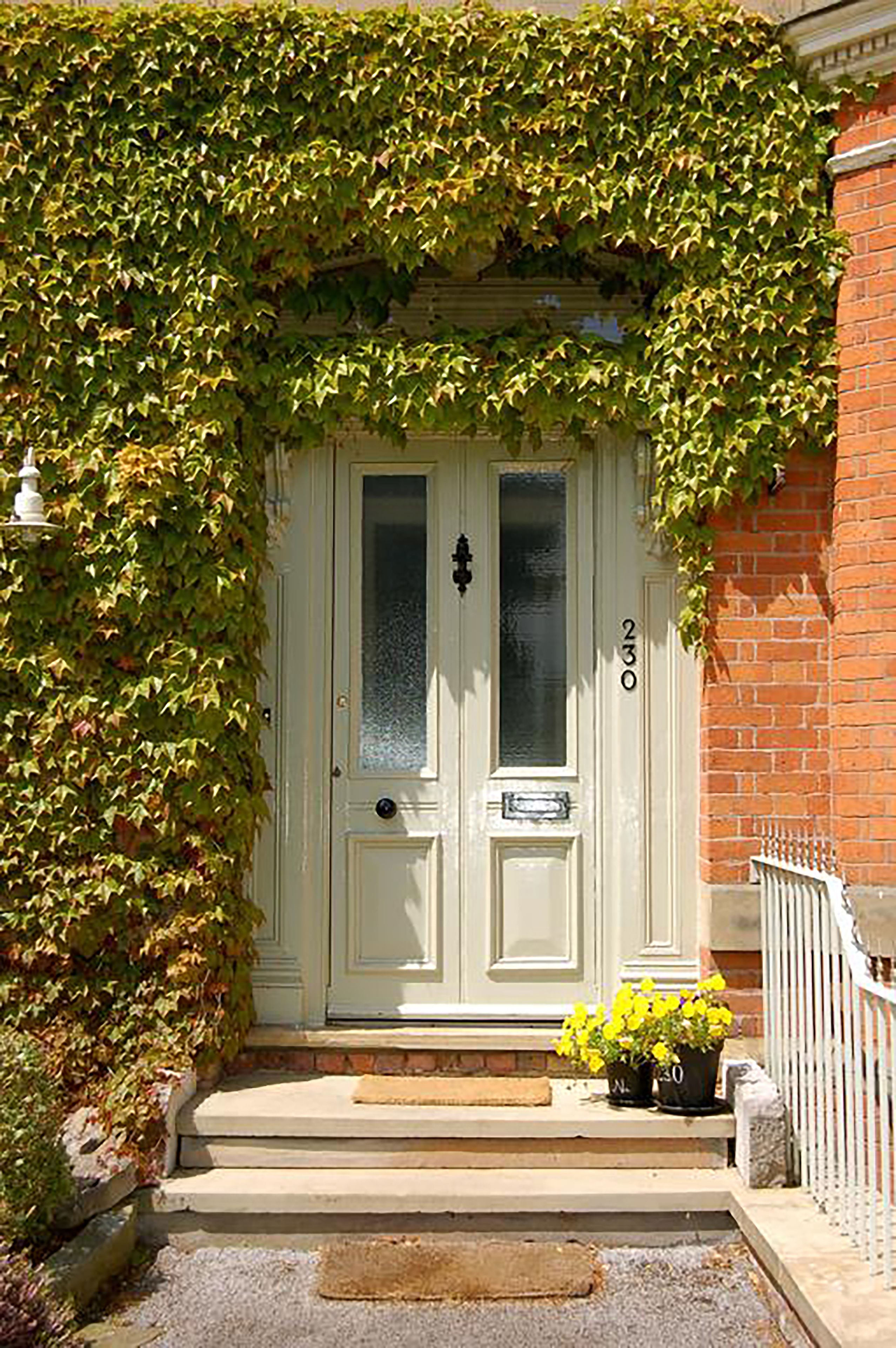 Vista frontal de la propiedad