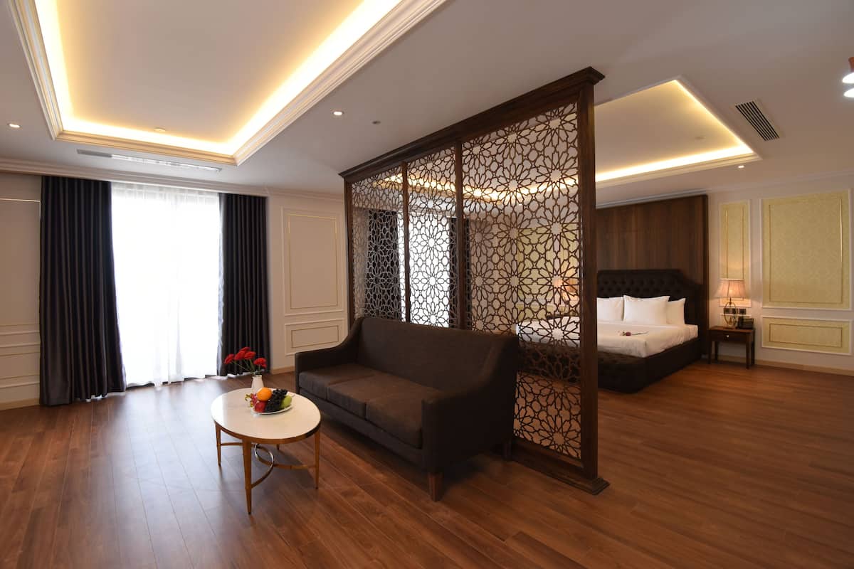 Presidential Suite | 2 bedrooms, Egyptian cotton sheets, premium bedding, pillow-top beds
