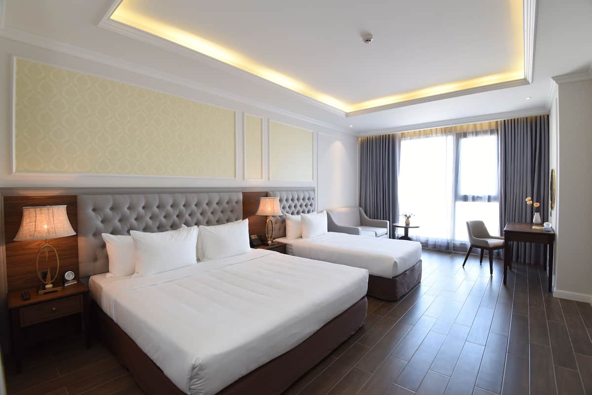 Family Room, City View | 2 bedrooms, Egyptian cotton sheets, premium bedding, pillow-top beds