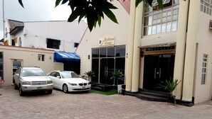 A building with a sign reading "Intelligence Lounge." - Ambience Hotel and Resorts (Lagos)