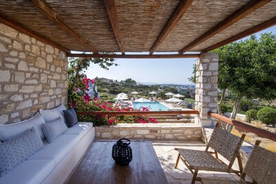 Sand Key Villa 1 - A beautiful cycladic residence 400m from the beach