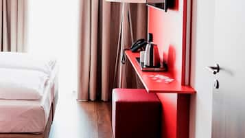 1 habitación y ropa de cama hipoalergénica