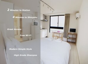 1 多间卧室、办公桌、熨斗/熨衣板、免费 WiFi