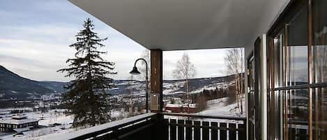 Appartement Familial, 3 chambres, sauna, côté piste de ski (8 Beds) | Terrasse/Patio