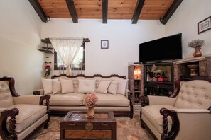 Smart TV, fireplace, books - Gioia Traditional House with view in Kiliomenos, Zakynthos (Κοιλιωμένος)