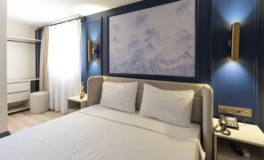 1 habitación, ropa de cama de alta calidad y minibar 