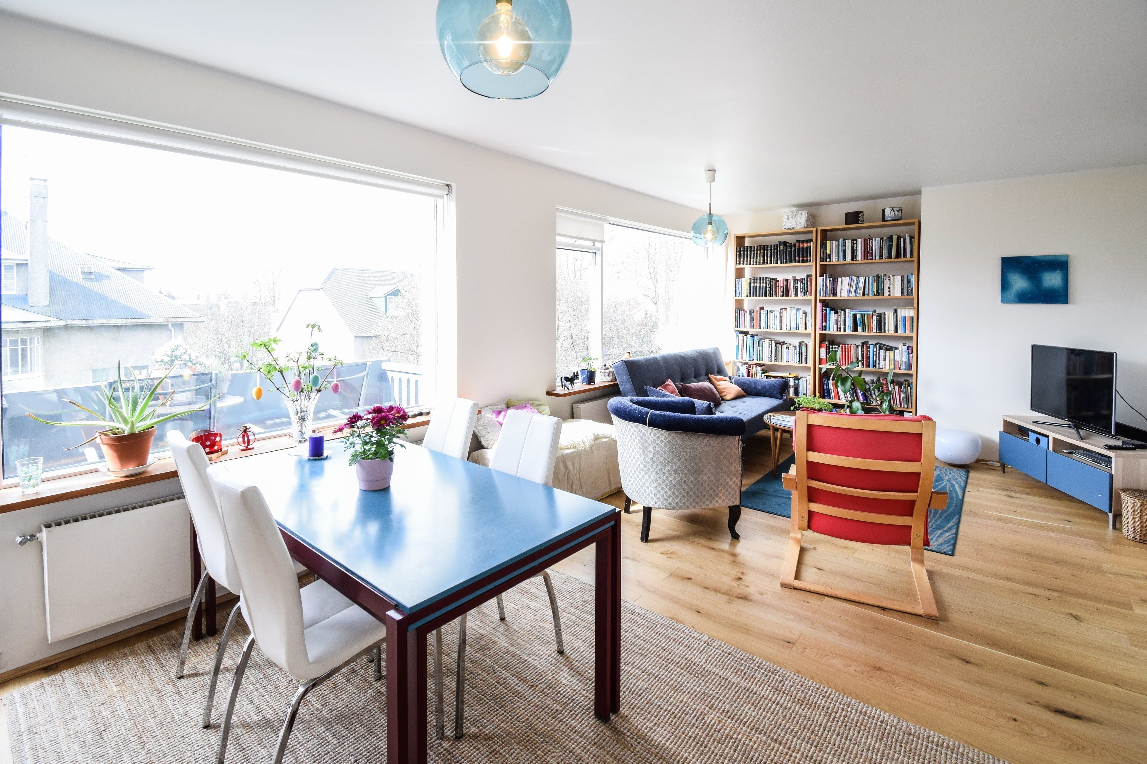 舒适公寓, 4 间卧室 | 起居区 | 电视