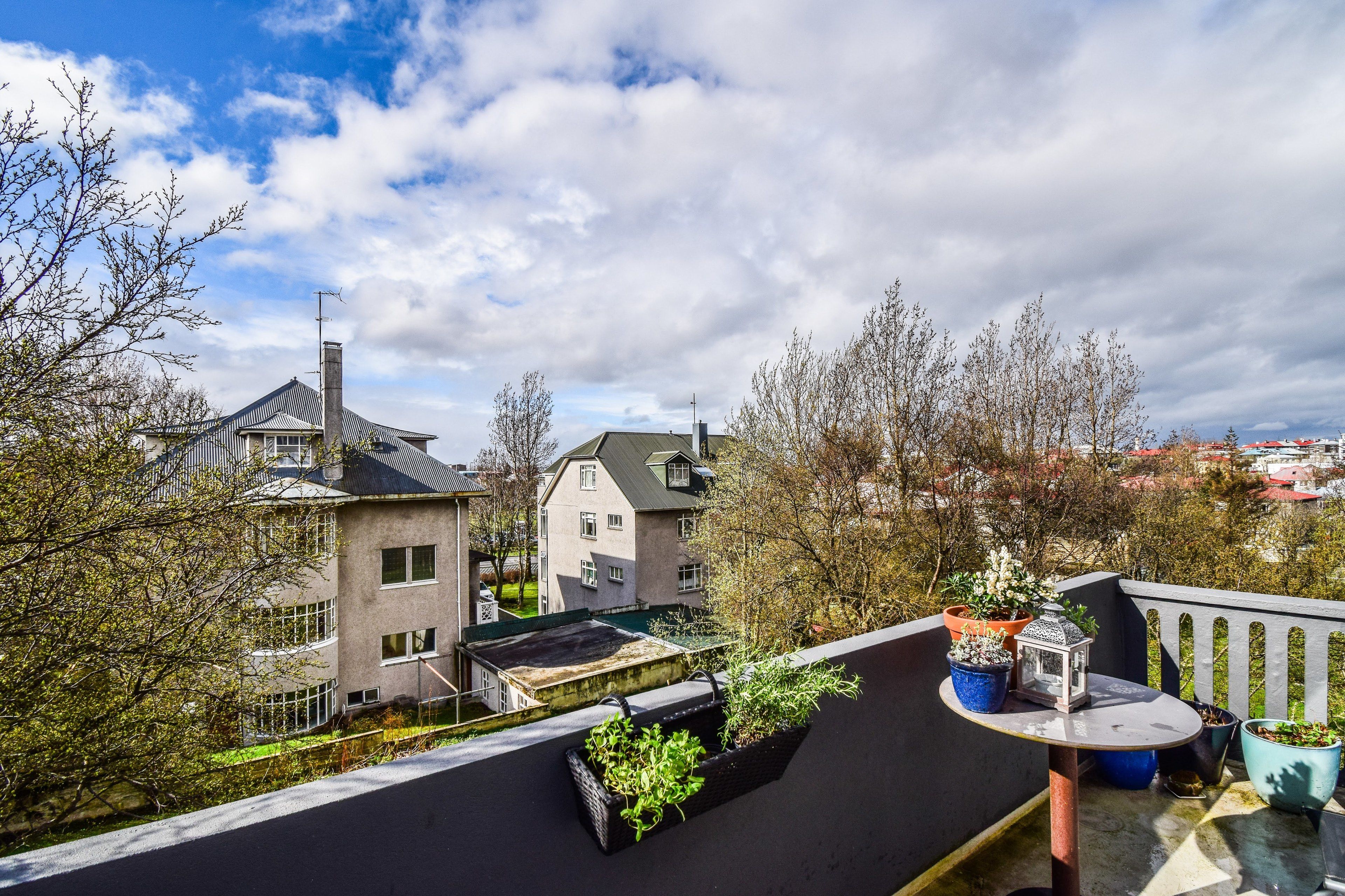 舒适公寓, 4 间卧室 | 阳台景观