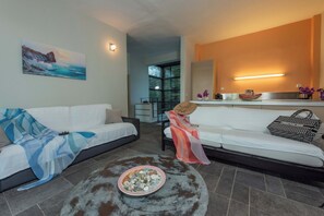 Maisonette | Living area | Flat-screen TV - Sani More & Sani Woods (Kassandra)