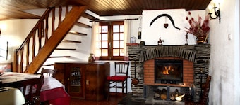 Cozy mountain village house. 
