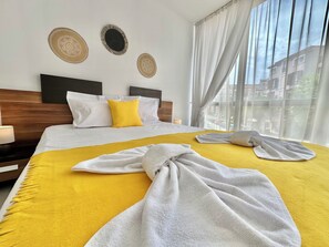 1 bedroom, WiFi, bed sheets - MENADA * RAINBOW 3 - Spacious Apartment for 4 adults (Слънчев бряг)