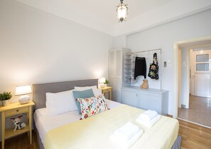 2 dormitorios, tabla de planchar con plancha, wifi gratis y ropa de cama