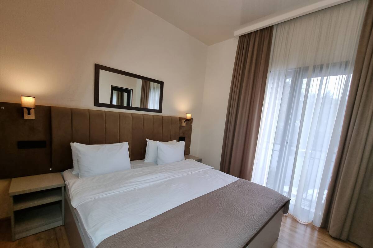 Doppia Standard, vista montagna (203) | 1 camera, biancheria da letto di alta qualità, minibar