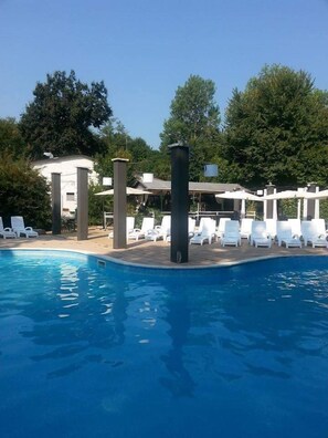 Seasonal outdoor pool