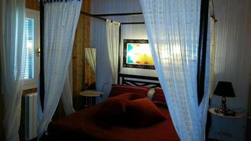 Chalet, 2 camere da letto | Postazione laptop, lenzuola