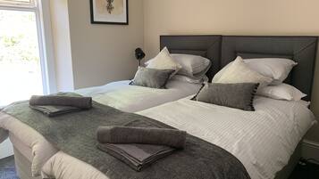 Blackout drapes, iron/ironing board, free WiFi, bed sheets