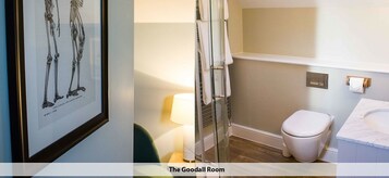 标准房 | 浴室 | 淋浴设施、大花洒淋浴喷头、免费洗浴用品、吹风机