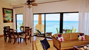 Superior appartement, balkon, uitzicht op zee (C3) | Woonruimte