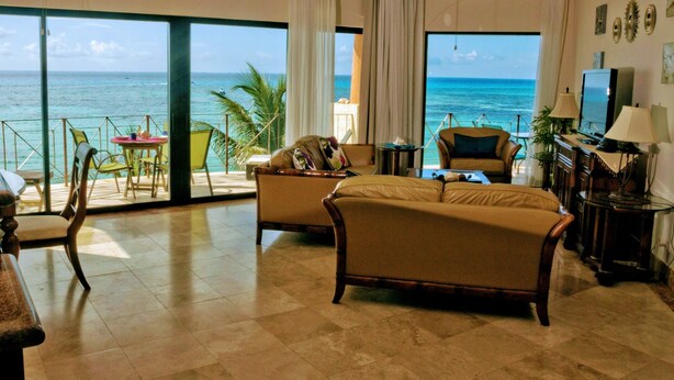 Superior appartement, balkon, uitzicht op zee (C3) | Woonruimte