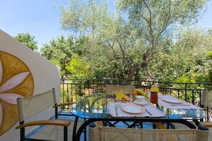 Dining in the balcony