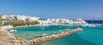 Poseidon | 2 Bedroom Family Apartment with Sea View and Patio, Cleopatra Homes Paros