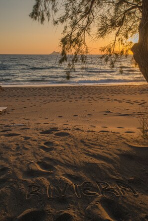 On the beach