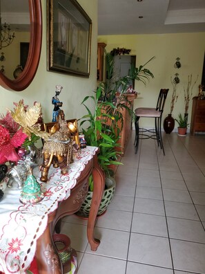 Interior entrance