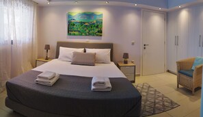 2 多间卧室、熨斗/熨衣板、免费 WiFi、床单