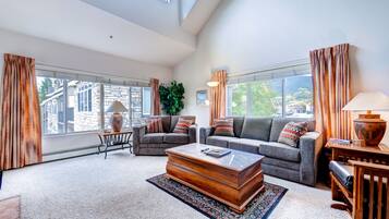 Comfort Condo, Partial Lake View | Living area | Flat-screen TV