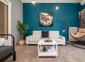 Apartment, 1 Bedroom | Living area | Smart TV, Netflix