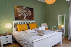 Leilighet, 1 soverom | 1 soverom, italienske Frette-laken og sengetøy av topp kvalitet